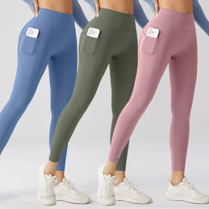 imported-image-689061030217b.jpeg GYM & Fitness Women's Yoga Leggings Pants Pockets - Image 1