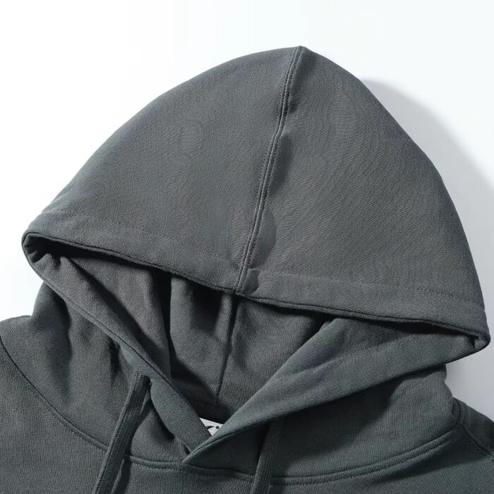 Custom DTF Puff Print Oversized Pullover Hoodie - Image 2