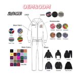 DTG & DTF Print Heavyweight Zip-Up Oversized Hoodie – Unisex Streetwear - Image 6