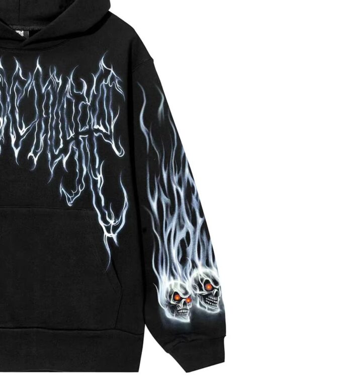 Custom DTG Oversized Streetwear Hoodie for Men - Image 3