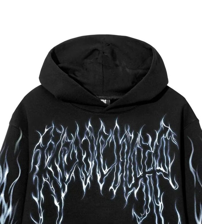 Custom DTG Oversized Streetwear Hoodie for Men - Image 4