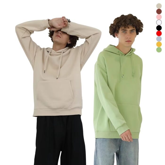 Luxury Oversized Pullover Unisex Hoodie with 3D Puff & Embroidery - Image 3