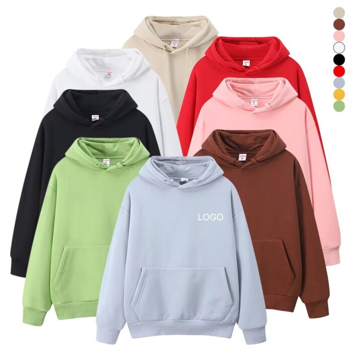Luxury Oversized Pullover Unisex Hoodie with 3D Puff & Embroidery - Image 4