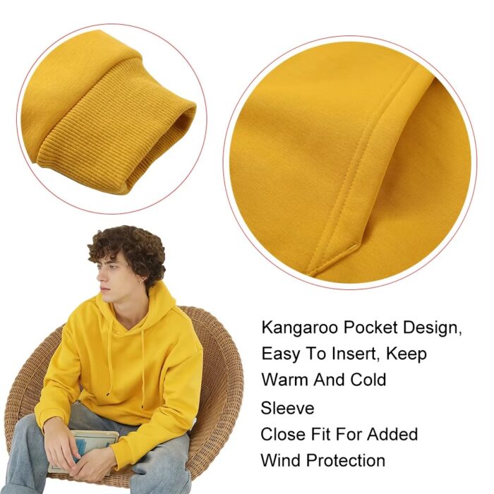 Luxury Oversized Pullover Unisex Hoodie with 3D Puff & Embroidery - Image 5