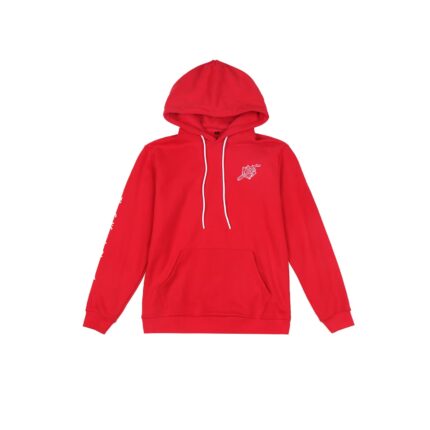 Custom Red hoodie Men Unisex