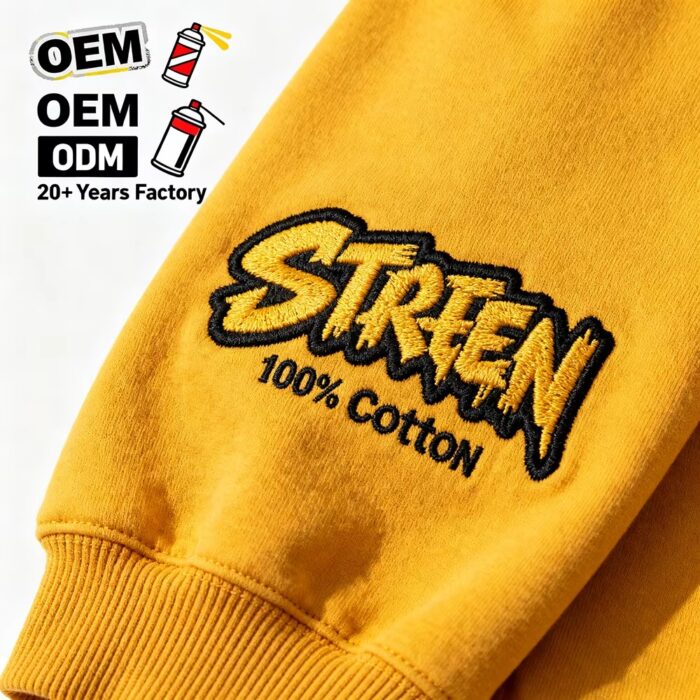 Custom Embroidered Unisex Hoodie – 100% Premium Quality - Image 3