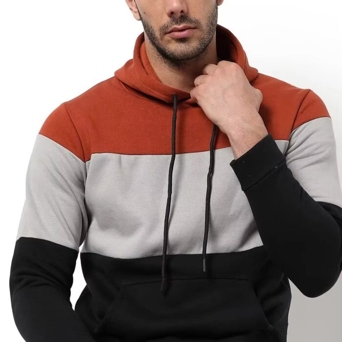 Top Quality Custom Fleece Sublimation Hoodies for Men - Image 6