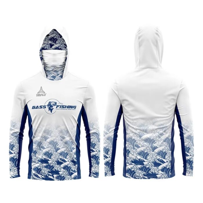 Quick Dry Custom Design Mask Fishing Hoodie Mens Fishing Wear - Image 6