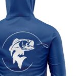 Quick Dry Custom Design Mask Fishing Hoodie Mens Fishing Wear - Image 2