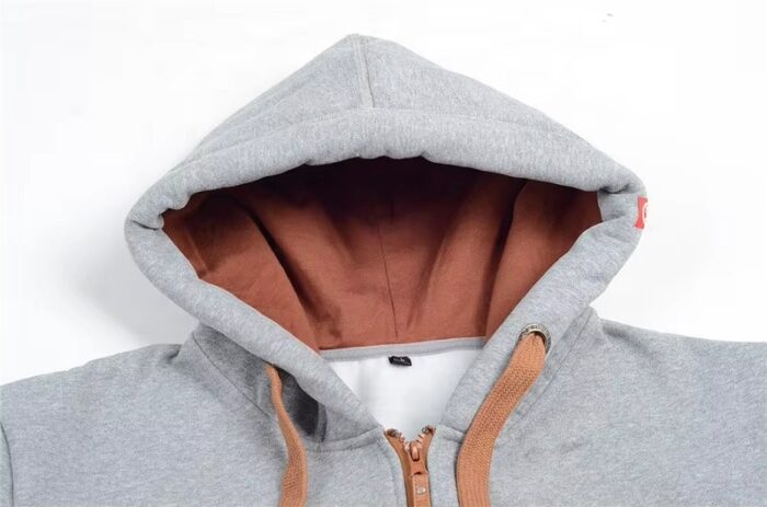 OEM Custom Logo Unisex Printed Men Pullover Fleece Hoodie - Image 5