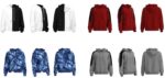 OEM Custom Logo Unisex Printed Men Pullover Fleece Hoodie - Image 3