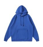 Round Collar Hooded Pullover Customizable Printed