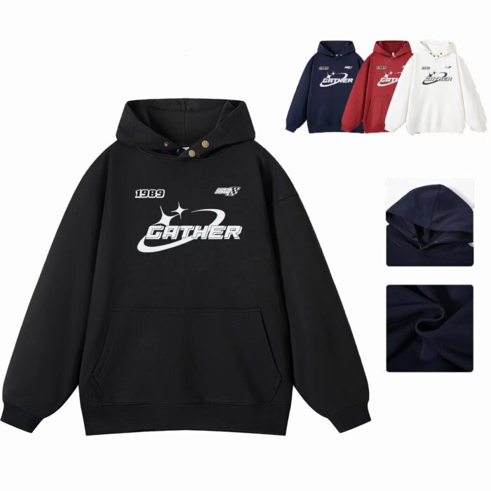 Screen Printing Cartoon Hoodies Customized Design Casual Wear - Image 2