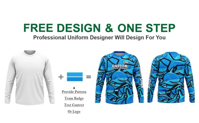 Custom DTF Long Sleeve Fishing Shirt Unisex - Image 2