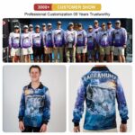 Custom DTF Long Sleeve Fishing Shirt Unisex - Image 5