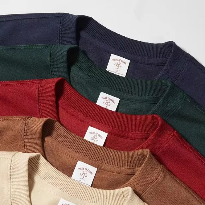 Men’s Oversized Heavyweight O-Neck Long Sleeve T-Shirt Men’s Oversized Heavyweight O-Neck Long Sleeve T-Shirt