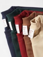 Men’s Oversized Heavyweight O-Neck Long Sleeve T-Shirt - Image 2