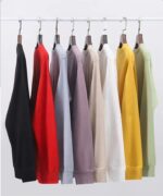 Men’s Oversized Heavyweight O-Neck Long Sleeve T-Shirt - Image 3