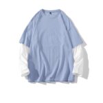 Custom DTG French Terry Oversized Long Sleeve T-Shirt | Streetwear Style - Image 4