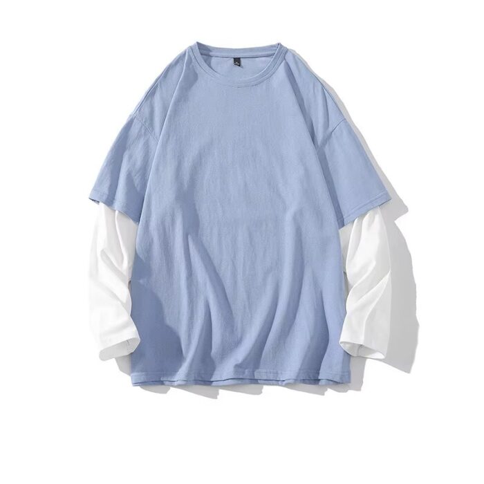 Custom DTG French Terry Oversized Long Sleeve T-Shirt | Streetwear Style - Image 4