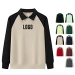 Unisex Embroidered Long Sleeve Polo Shirt