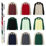 Unisex Embroidered Long Sleeve Polo Shirt | Custom Casual Style - Image 4