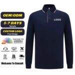 Autumn Long Sleeve Polo Shirt for Men