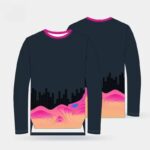 Custom Your Own Design Youth Basketball Sublimated Long Sleeve Shooting Shirt - Image 3