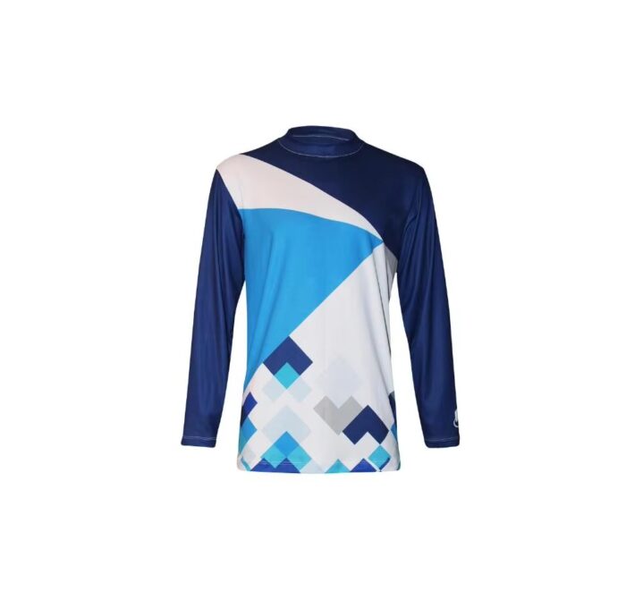Custom Long Sleeve T Shirt Sublimation Sports T-Shirt - Image 3