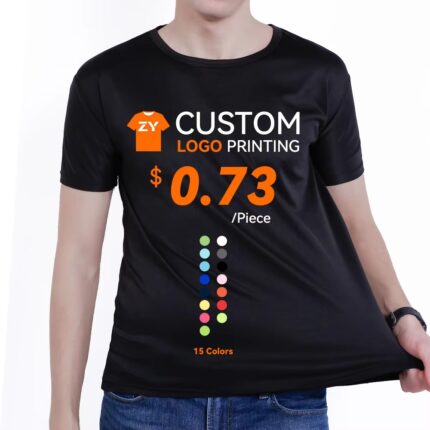 Custom Blank Unisex Polyester T-Shirt | DTF & DTG Printing
