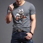 OEM Wholesale Blank Round Neck T-Shirt | DTF Printed & Plus Size