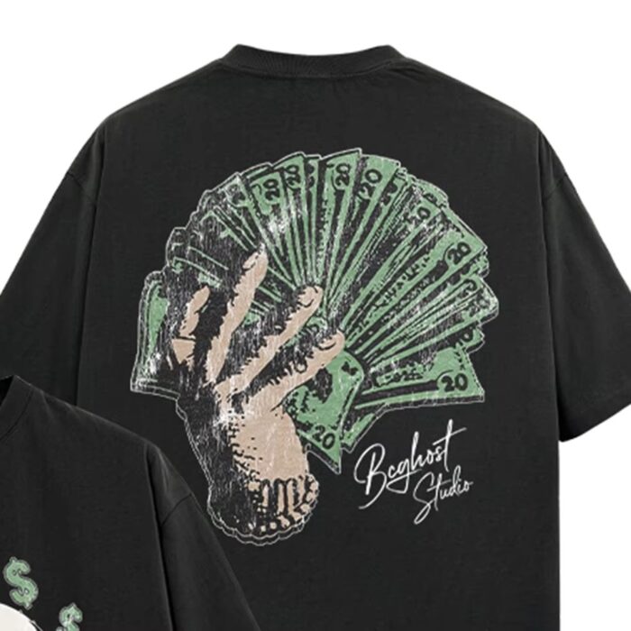 Fashion Clothes Cotton Mens Trending T-Shirts Dtg Printing - Image 4