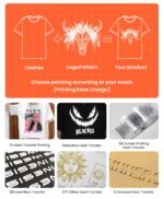 Fashion Clothes Cotton Mens Trending T-Shirts Dtg Printing - Image 5