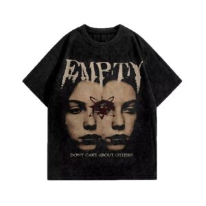 Oversized Cotton Hip Hop Printed T-Shirt for Casual Streetwear