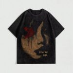 2026 Oversized Cotton Hip Hop Printed T-Shirt for Casual Streetwear - Image 2