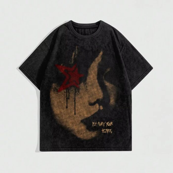 2026 Oversized Cotton Hip Hop Printed T-Shirt for Casual Streetwear - Image 2