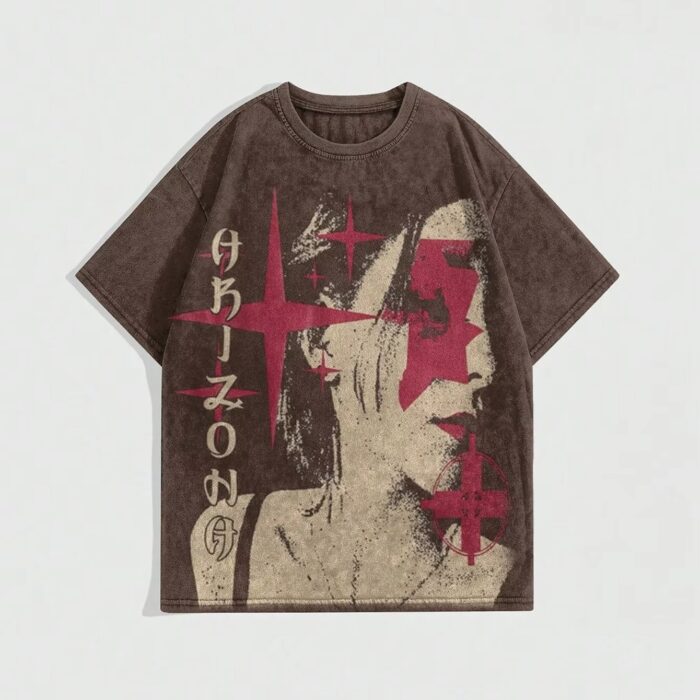 2026 Oversized Cotton Hip Hop Printed T-Shirt for Casual Streetwear - Image 3