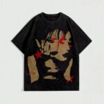 2026 Oversized Cotton Hip Hop Printed T-Shirt for Casual Streetwear - Image 4