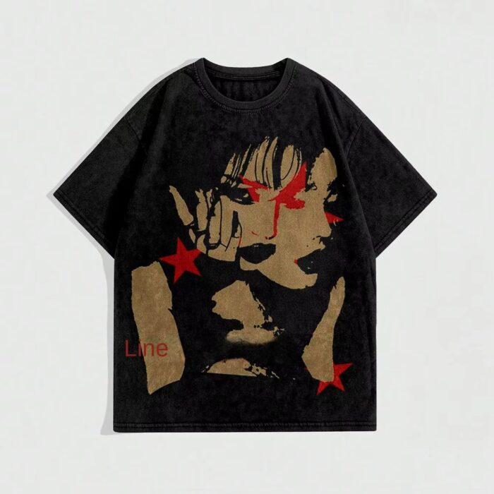 2026 Oversized Cotton Hip Hop Printed T-Shirt for Casual Streetwear - Image 4