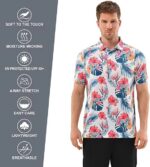 Wholesale Sportswear Golf Polo Printed Shirts Spandex - Image 4