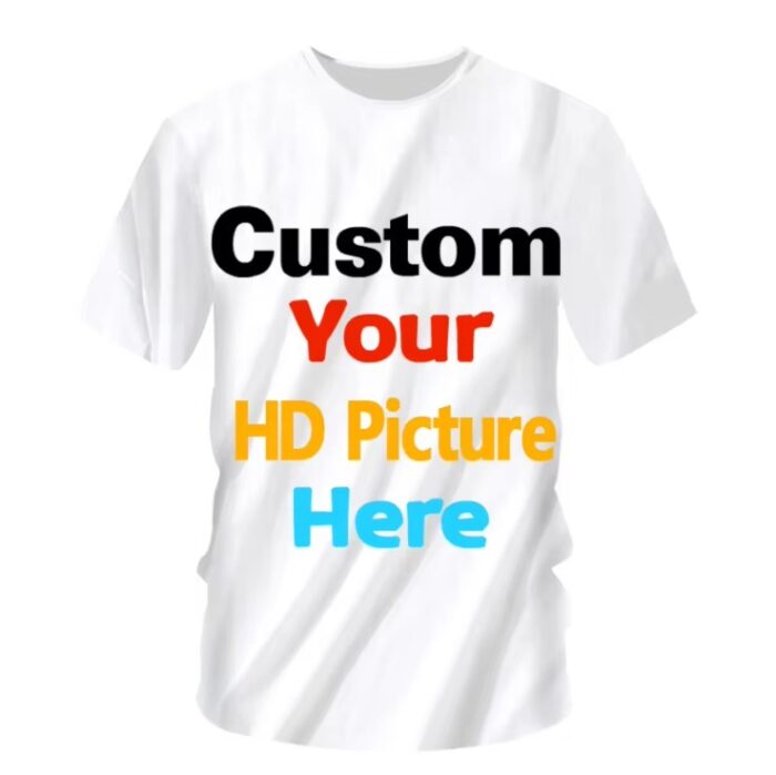 All-Over Sublimation Printed Polyester T-Shirt for Men - Image 2