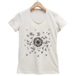 Men’s Cotton T-Shirt with Custom Screen Print Graphic Logo