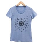 Men’s Cotton T-Shirt with Custom Screen Print Graphic Logo - Image 2
