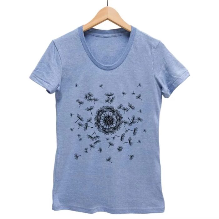 Men’s Cotton T-Shirt with Custom Screen Print Graphic Logo - Image 2