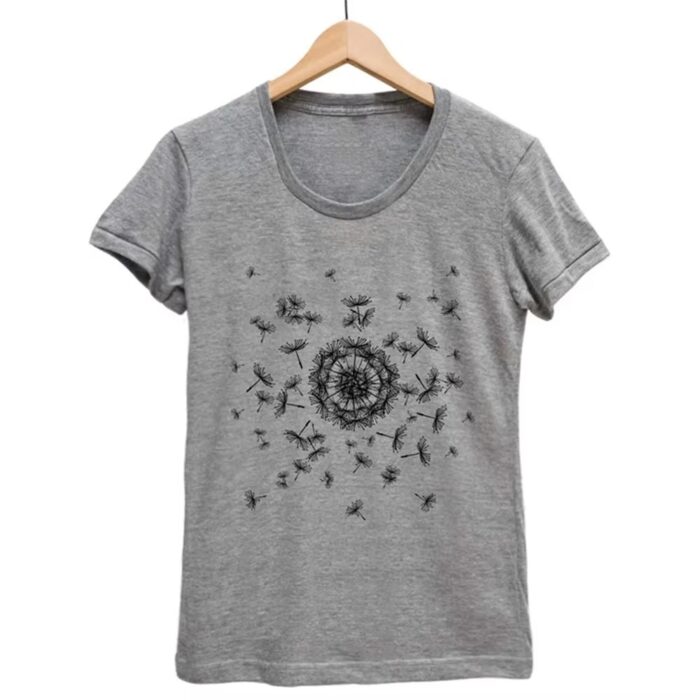 Men’s Cotton T-Shirt with Custom Screen Print Graphic Logo - Image 5