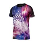 Reflective Sublimation Printing T-Shirts Back Plus Size Unisex T Shirt