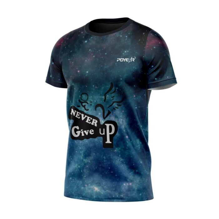 Reflective Sublimation Printing T-Shirts Back Plus Size Unisex T Shirt - Image 5