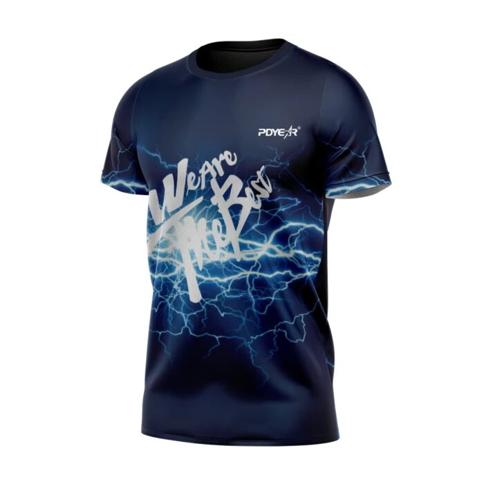 Reflective Sublimation Printing T-Shirts Back Plus Size Unisex T Shirt - Image 6