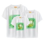 White Blank DIY Sublimation Crew Neck T-Shirt for Kids & Adults - Image 2