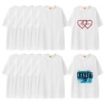 White Blank DIY Sublimation Crew Neck T-Shirt for Kids & Adults - Image 3
